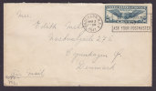 United States Airmail BROOKLYN 1941 Cover Shipsmail M/S San Andres German Geöffnet Censor Label - 2c. 1941-1960 Briefe U. Dokumente