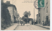 CC S 572 /  CPA -AIXE   (87)  L'ARRIVEE DES TRAMS PLACE DE LA GARE - Aixe Sur Vienne