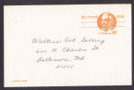 United States Postal Stationery Ganzsache Entier 1978 John Hancock Patriot Sent, Not Cancelled - 1961-80