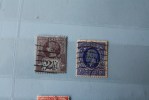 ENGLAND ROYAUME UNI  COLONIES 2 STAMPS TIMBRES Stempel PERFORE Perforé PERFIN Perfin PERFURADOS PERFORATIS Perforiert - Perfins