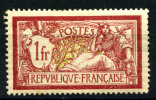 Frankreich Mi.N° 98 * Type Merson 1 Franc 1900, Maury N° 121 * Avec Rest De Charnier - 1900-27 Merson