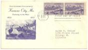Cover Kansas City  1950 ( First Day Of Issue ) - Cartas & Documentos