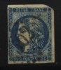 France, N° 45A  Oblitération GC GROS CHIFFRES  N° 502  // BLET - 1870 Bordeaux Printing