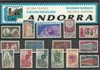 ANDORRA-LOTE DE SELLOS USADOS O CON TAMPON DE PRIMER DIA DEL CORREO FRANCES. - Used Stamps