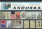 ANDORRA-LOTE DE SELLOS USADOS O CON TAMPON DE PRIMER DIA DEL CORREO FRANCES. - Used Stamps