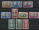 Greece 1959 Sc 639-648 MvLH  Coins In Various Shades CV $41 - Ungebraucht