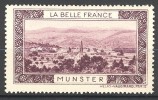 Vignette La Belle France Munster (68) Haut-Rhin Alsace - Toerisme (Vignetten)
