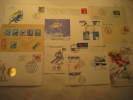 SKI Skiing Esqui Sci 10 Postal History Different Items Collection - Collections (with Albums)