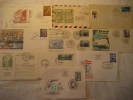 SWIMMING Natacion Schwimm Natation 10 Postal History Different Items Collection - Sammlungen (im Alben)