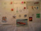 SPEED BOAT Racing Motonautica Utbordare Lancha 10 Postal History Different Items Collection Lot - Collections (with Albums)