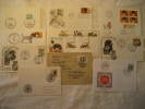DOG Dogs Perro Perros Chien Fauna 10 Postal History Different Items Collection Lot - Colecciones (en álbumes)