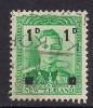 NEW ZEALAND 1941 KGV1 1d SURCHARGED ON 1/2d GREEN USED STAMP SG 628.(340 ) - Gebruikt