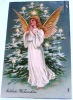 == DE  Prägekarte , Weihnachten 1908   Immenrode  , Engel .. Angel.. - Angels
