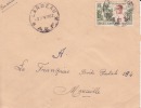 LARGEAU - TCHAD - Afrique,colonies Francaises,avion,lettre,m Arcophilie - Storia Postale