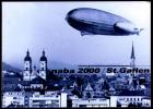 SVIZZERA 2000 - CARTOLINA POSTALE - NABA 2000 / ST. GALLEN - GIORNATA DELLA NAVIGAZIONE AEREA - DIRIGIBILE - Zeppelin