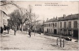 MONTCUQ LE FOIRAIL DES BOEUFS ET LE BOULEVARD ANIMEE CAFE 46 LOT - Montcuq