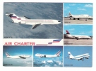 BOEING  B-727 + B-737 + B-747 + AIRBUS A-300 + SUPER 10   ( AIR CHARTER , Filiale D' AIR FRANCE Et D' AIR INTER ) - 1946-....: Era Moderna