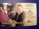 Telephones, Sport Skiing Biathlon, Lillehammer '94, Russia Moscow, Chip Phone Card, - Telefoni