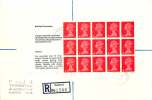 1970  Stamps For Cooks Booklet Pane 2 P&M Cachet Romford Cancel - 1952-1971 Pre-Decimal Issues