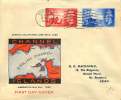 1948  Channel Islands Liberation  Map And Text  Guernsey Wavy Lines Cancel - ....-1951 Pre-Elizabeth II