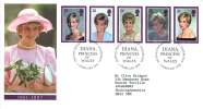 1998  Princess Diana RM FDC  Special  Handstamp - 1991-2000 Decimal Issues