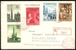 1961 Vatican Cover. . Registered Letter Sent To Germany. Citta Del Vaticano 17.3.61. Poste. (G81c014) - Cartas & Documentos