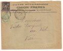 Lettre - BOUCHES  DU RHONE - MARSEILLE Càd S/N°103 T.III - +N°111 Mixte - 1901 - Storia Postale