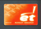 ESTONIA  -  Chip Phonecard As Scan - Estland