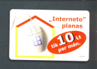 LITHUANIA  -  Chip Phonecard As Scan - Lituania