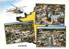 Morbihan - Cpsm - Ref 27- Locmine -helicoptere- Vue Aerienne - Carte Multivues  - Carte Bon Etat - - Locmine