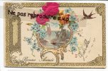 - Bonne Année - Magnifique, Roses En Relief, Gaufrée,  Précurseur, écrite, Timbre De 5c, 1902, Très Bon état. - Neujahr