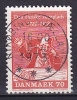 Denmark 1972 Mi. 530    70 Ø Ludvig Holbergs Komödien Deluxe NYKØBING SJÆLLAND Cancel !! (Cz. Slania) - Usado