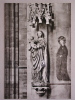 Marburg/Lahn, Elisabethkirche. Madonna An Einem Pfeiler Und Wandmalerei: Hl. Katharina - Marburg