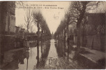 93  NEUILLY PLAISANCE  Inondation De La Marne 1910  Rue Victor Hugo  Anime A Gauche - Neuilly Plaisance