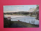 The Housatonic Dam From Shelton Park Derby Ct  1911 Cancel----    -------  Ref  357 - Autres & Non Classés