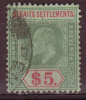 - STRAITS SETTLEMENTS - 1907 - YT N° 134  - Oblitéré  - Cachet PENANG - Straits Settlements