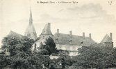 CPA 18 ARGENT LE CHATEAU ET L EGLISE - Argent-sur-Sauldre