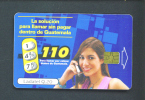 GUATEMALA  -  Chip Phonecard As Scan - Guatemala