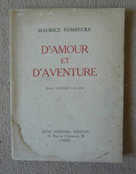 D'amour Et D'aventure - Franse Schrijvers