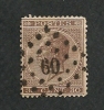 BELGIQUE -   N°  19  -  O -  Cote  11  € - 1865-1866 Linksprofil