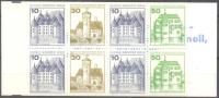 1980 BuS - Burgen Und Schlösser Mi 11 I OZ Postfrisch/neuf Sans Charniere/MNH [hod] - Cuadernillos