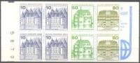 1982 BuS - Burgen Und Schlösser Mi 13 A OZ Postfrisch/neuf Sans Charniere/MNH [hod] - Booklets