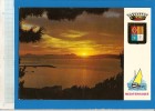 MT277 - Coucher De Soleil En Méditerranée Crépuscule (voir DescrIp 2 Scan) Circulé 1980 Perpignan 66 - Contre La Lumière