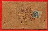 INDOCHINE TAXE SUR LETTRE DU 16/11/1914 D´INDE POUR SADEC - Cartas & Documentos
