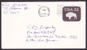 United States Postal Stationery Ganzsache Entier SAN FRANCISCO 1985 Bison Oxe - 1981-00