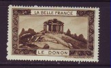 FRANCE. TIMBRE. CINDERELLA. VIGNETTE. BELLE FRANCE. PARIS.............LE DONON - Tourism (Labels)