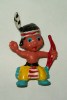 INDIAN WARRIOR / APACHE-DISNEY FIGURINE,HARD RUBBER/CAOUTCHOUC-ONLY FOR COLLECTORS - Disney
