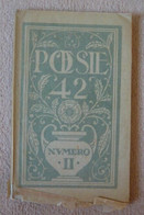 Poésie 42 Numéro II - Französische Autoren