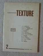 Texture N° 2 - Exil - Auteurs Français