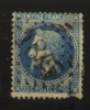 France, N° 29B Oblitération GC GROS CHIFFRES  N° 1845  // ISSOIRE - 1863-1870 Napoléon III Con Laureles